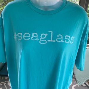 Seaglass cotton/poly t-shirt by Next Level Apparel NWOT❣️
